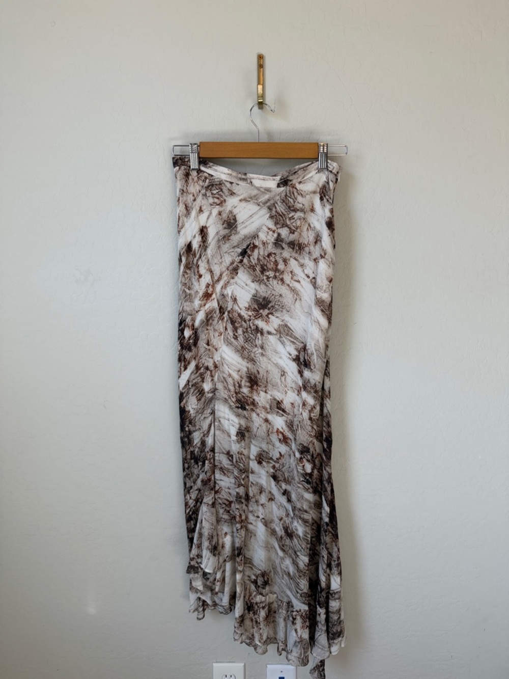 ALLSAINTS Raya Novus Maxi Ruffle Skirt Size 6 - Picture 6 of 6